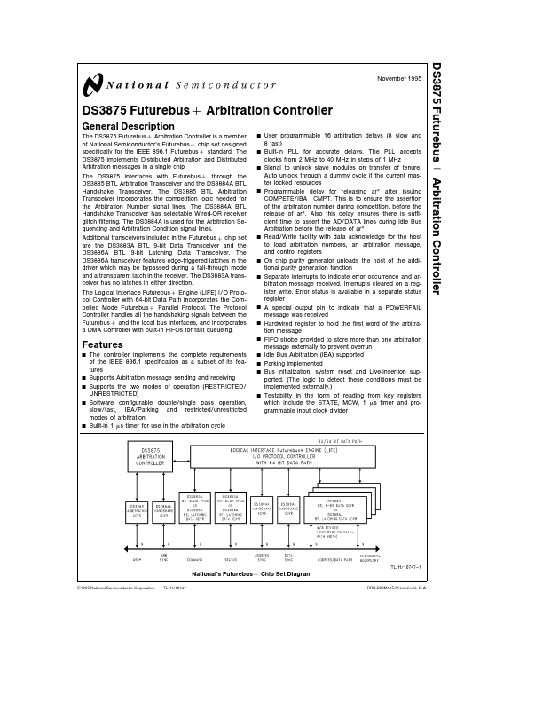 DS3875 National Semiconductor