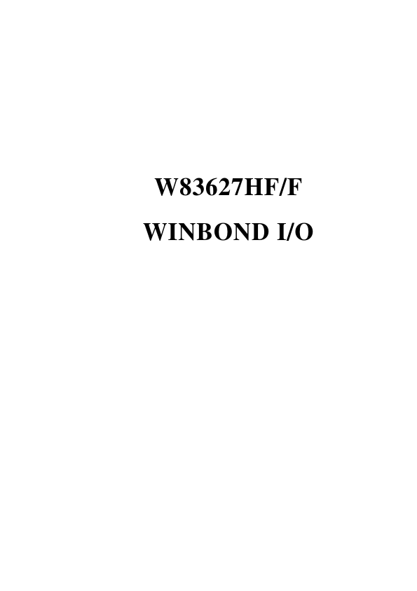 W83627HF-AW Winbond