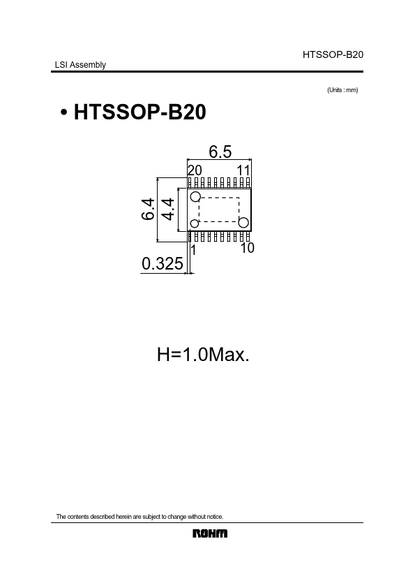 HTSSOP-B20 Rohm