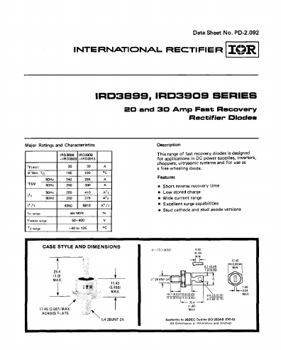 IRD3900 International Rectifier