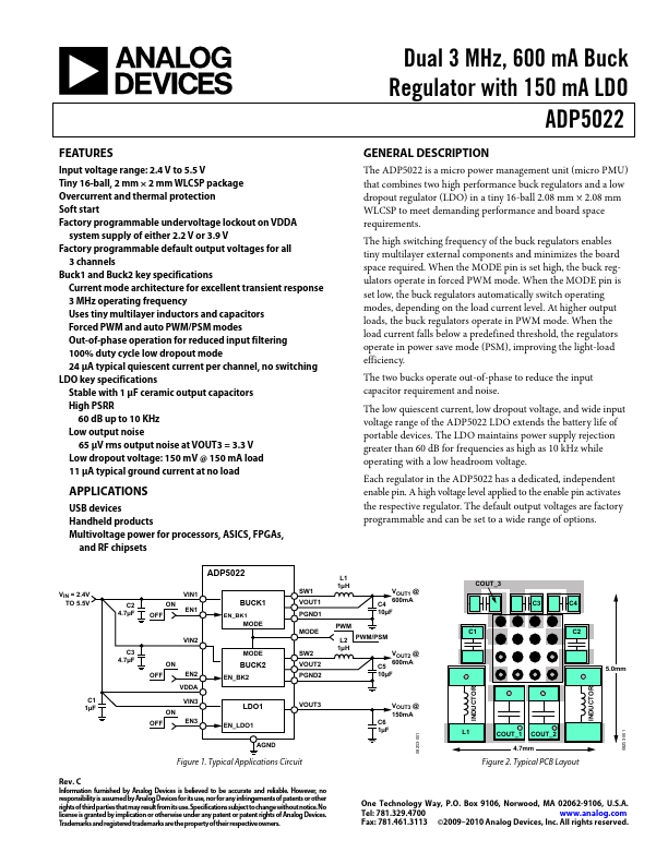 ADP5022 Analog Devices