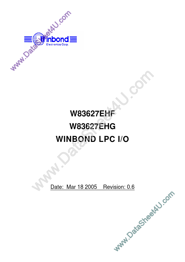 W83627EHG Winbond Electronics