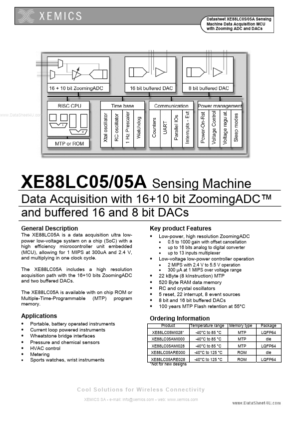 XE88LC05A Xemics
