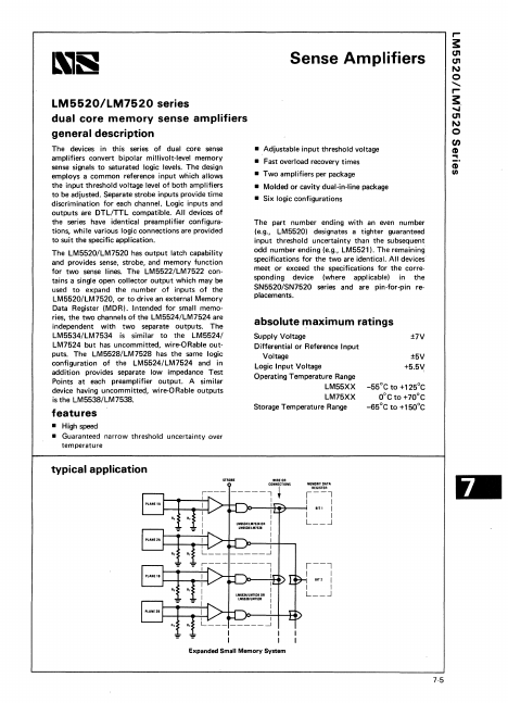 LM7522 National Semiconductor