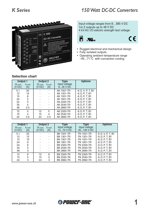 EK1501-7R Power-One