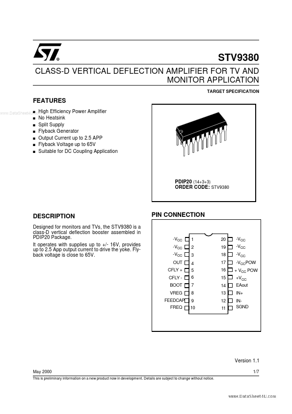 STV9380 STMicroelectronics
