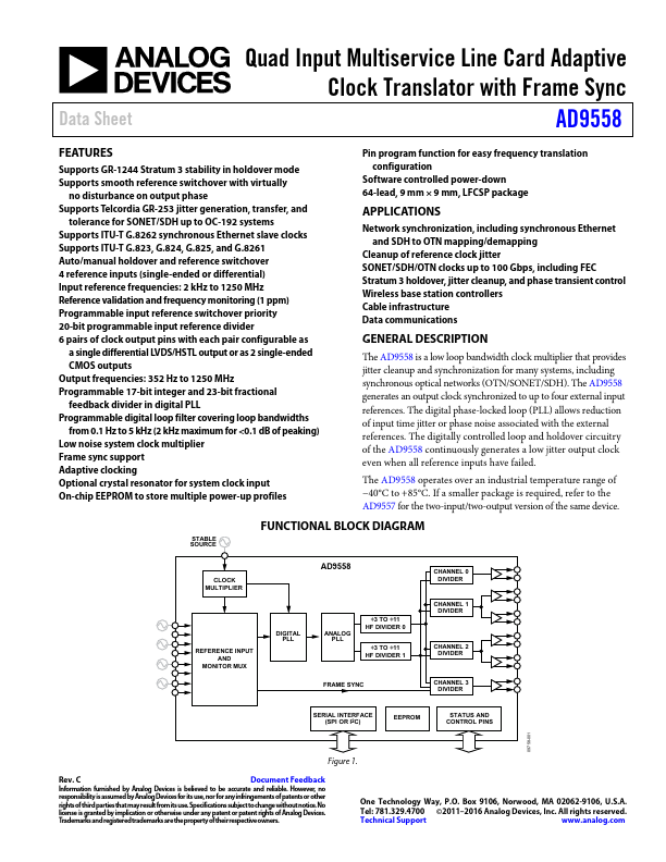 AD9558 Analog Devices
