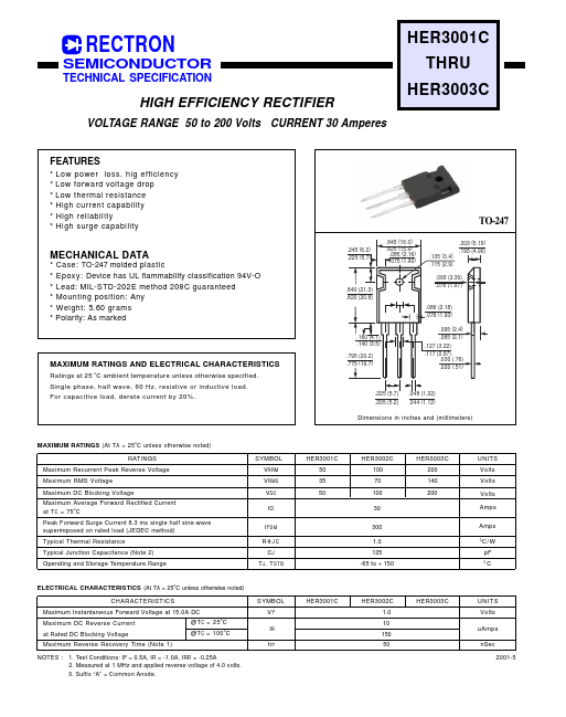 HER3001C Rectron Semiconductor