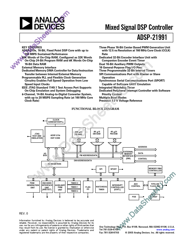 ADSP-21991 Analog Devices