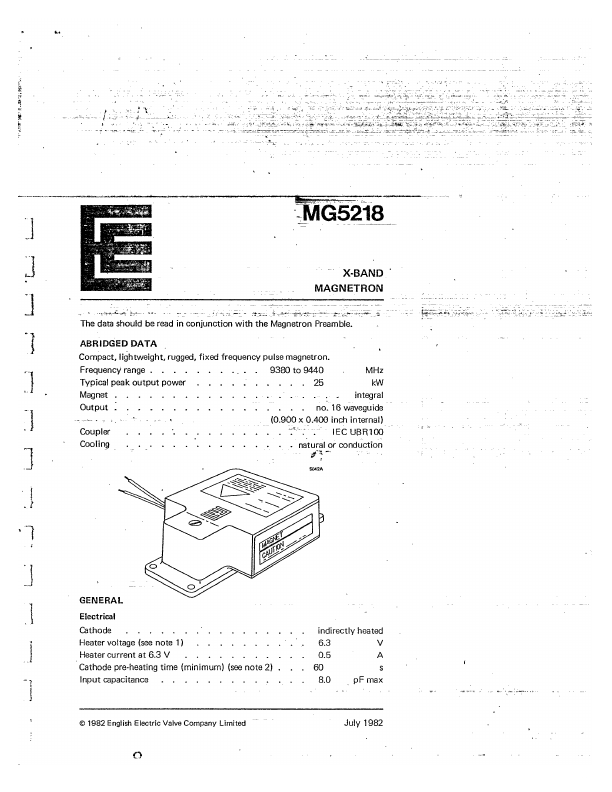 MG5218 Electric Valve Company