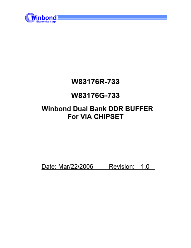 W83176R-733 Winbond