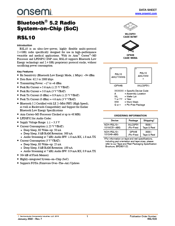 RSL10 ON Semiconductor