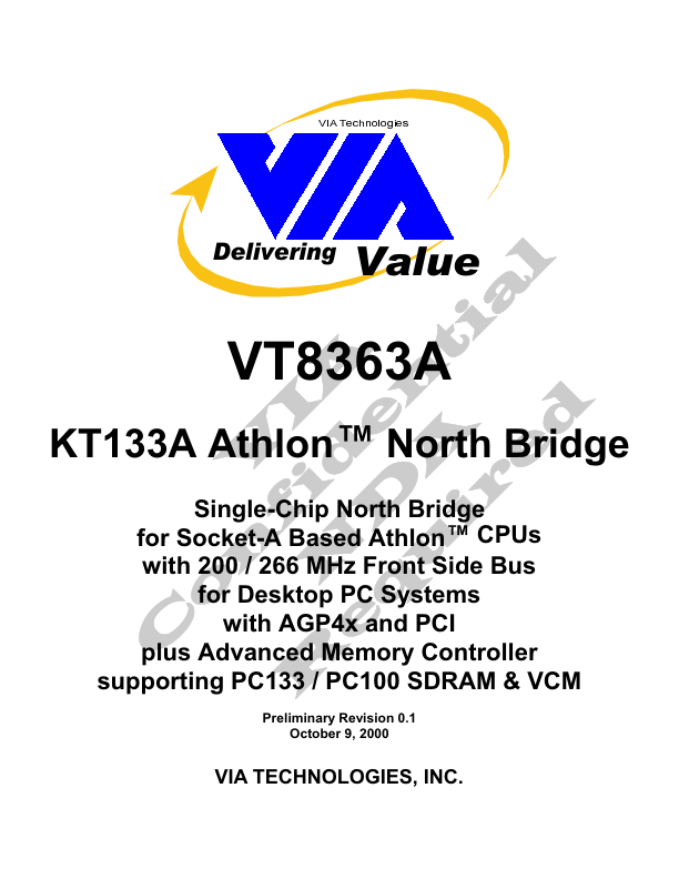 VT8363A VIA