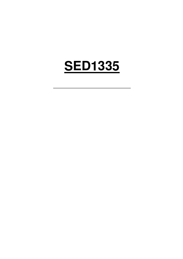SED1335 SYNTOPSTART