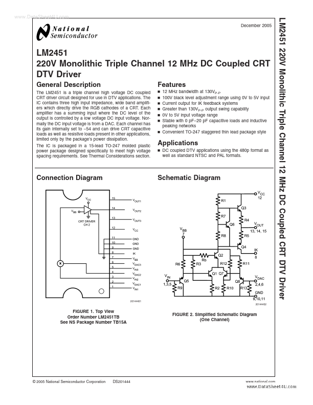 LM2451 National Semiconductor