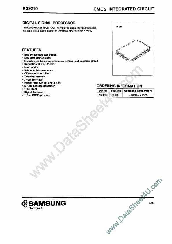 KS9210 Samsung semiconductor