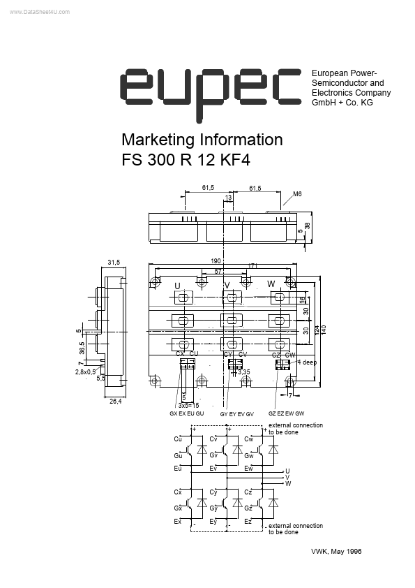 FS300R12KF4 eupec GmbH