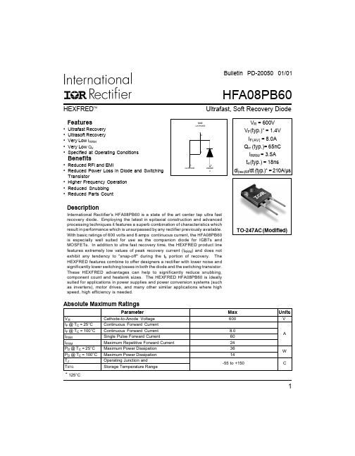 HFA08PB60 International Rectifier