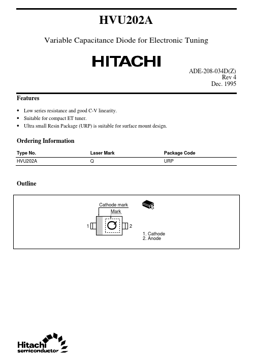 HVU202 Hitachi Semiconductor