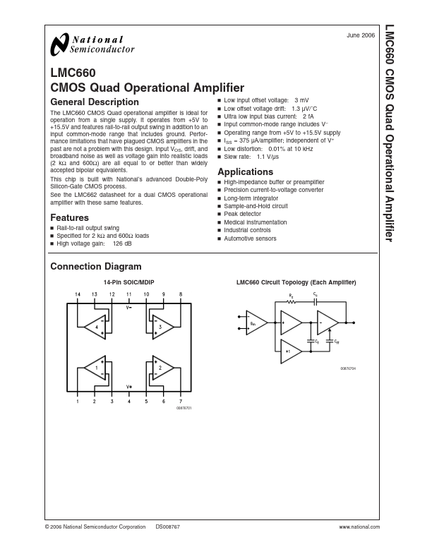 LMC660 National Semiconductor