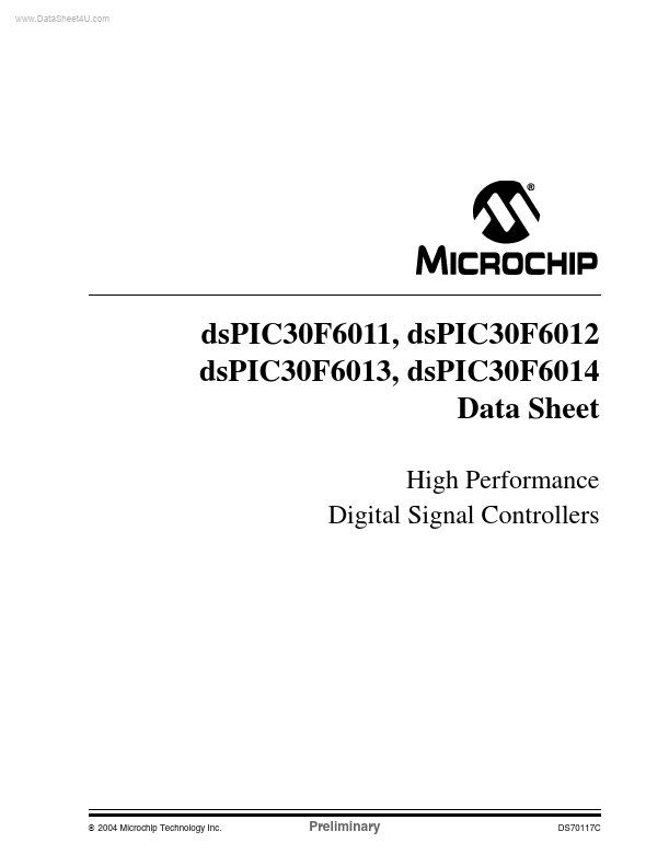 DSPIC30F6013 Microchip Technology