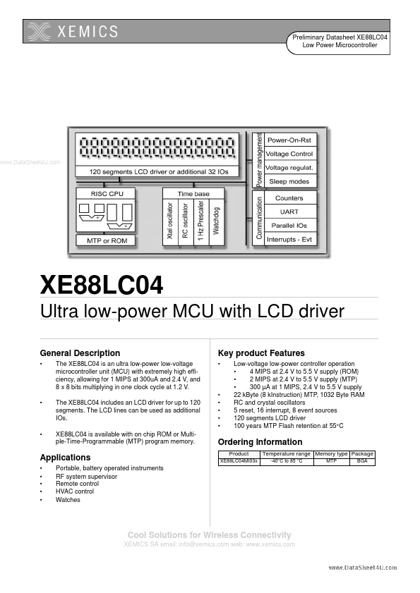 XE88LC04 Xemics