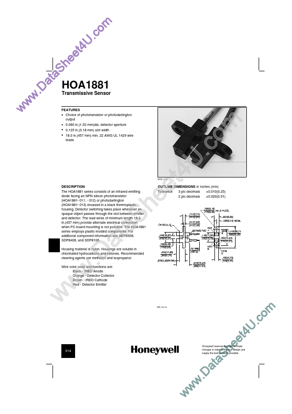 HOA1881 Honeywell