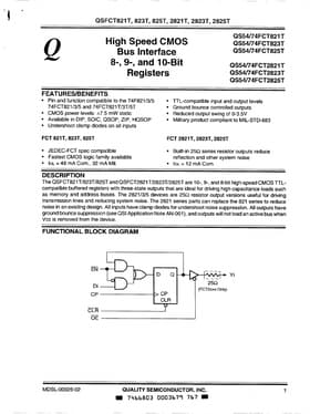 QS74FCT821T