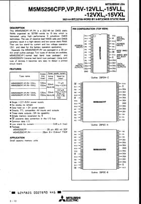 M5M5256CVP-12VXL