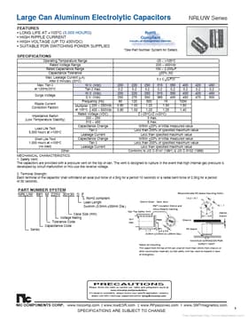 NRLUW391M450V30X45SF