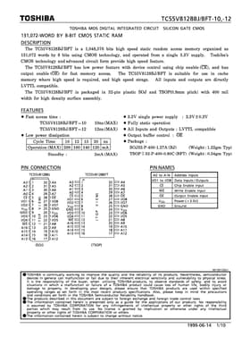 TC55V8128BJ-12