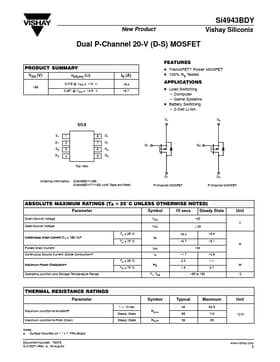 Si4943BDY