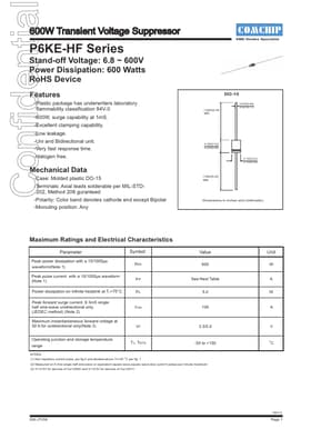 P6KE13A-HF