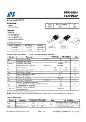 FTA04N90A