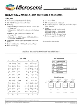 WS128K32-XG2UX