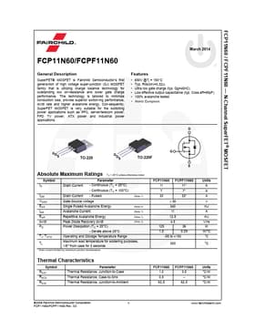 FCPF11N60F