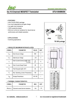 STU10NM65N