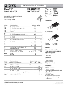 IXFK160N30T