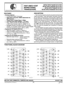 IDT74FCT162H245CT