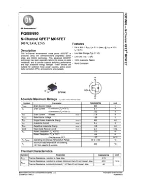 FQB5N90