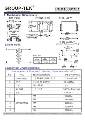 PCM13001SR