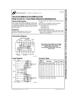 DM54LS153