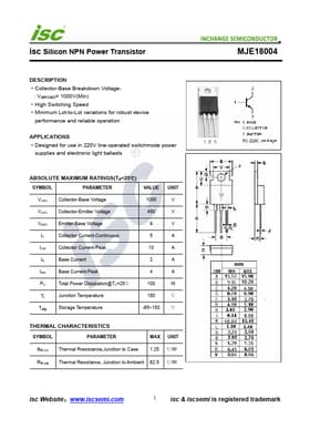 MJE18004G