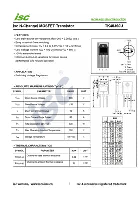 TK40J60U