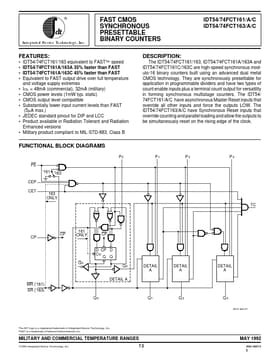 IDT54FCT161C