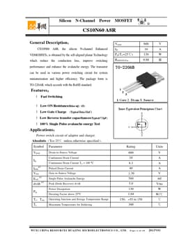 CS10N60A8R