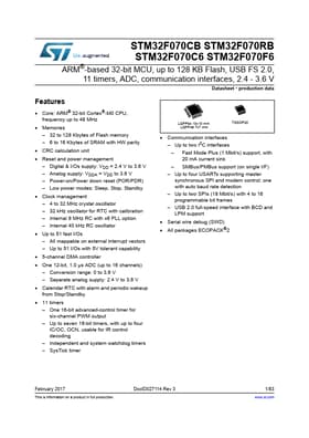 STM32F070F6