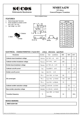 MMBTA42W