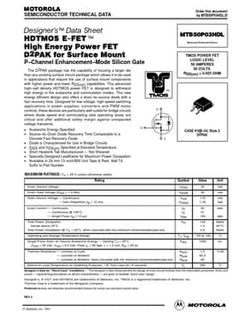 MTB50P03HDL