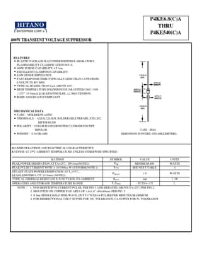 P4KE540CA